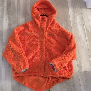 Urban outfitters Teddy Hoodie Sweatshirt Coat